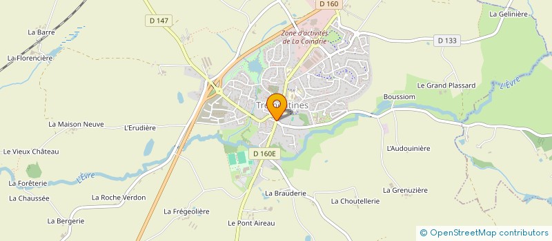 localisation de l'entreprise SCI VICTORIA  TREMENTINES