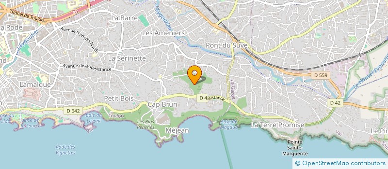 localisation de l'entreprise SCI VICTORIA  TOULON