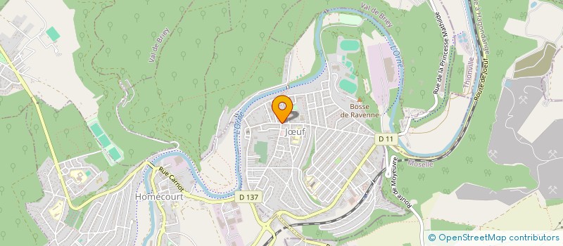 localisation de l'entreprise SCI VICTORIA  JUF