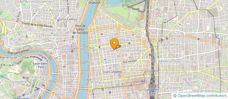 localisation de l'entreprise SCI VICTORIA  LYON