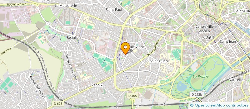 localisation de l'entreprise SCI VICTORIA à CAEN