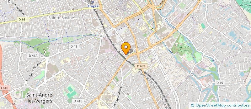 localisation de l'entreprise SCI VICTORIA à TROYES