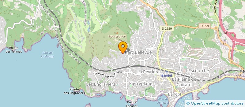 localisation de l'entreprise SCI VICTORIA  BANDOL