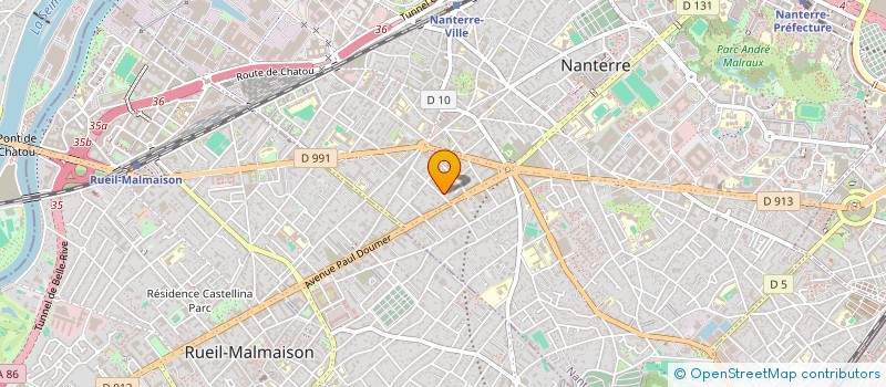 localisation de l'entreprise SCI VICTORIA  NANTERRE