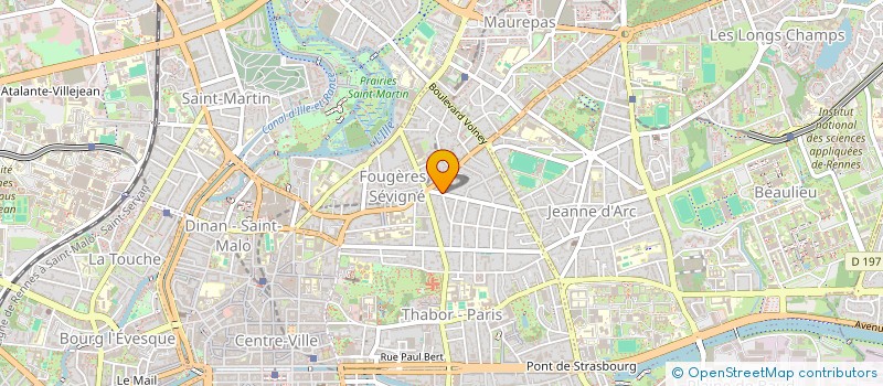 localisation de l'entreprise SCI VICTORIA  RENNES
