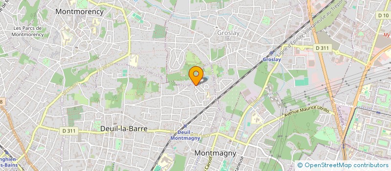 localisation de l'entreprise SCI VICTORIA  DEUIL-LA-BARRE