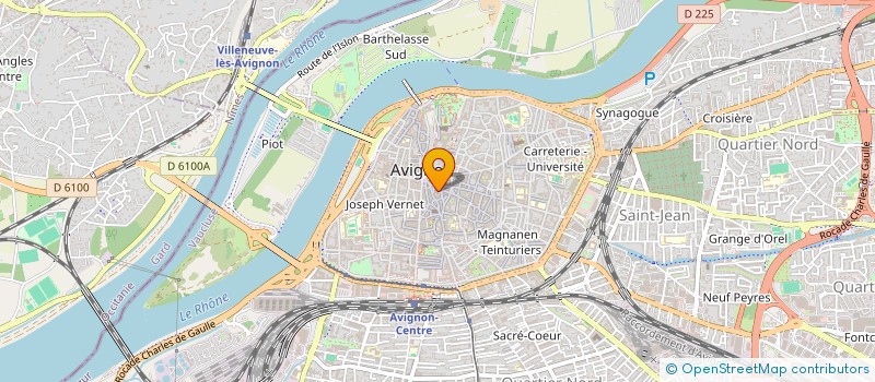 localisation de l'entreprise SCI VICTORIA  AVIGNON