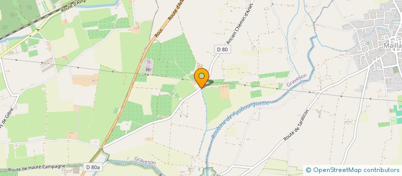 localisation de l'entreprise SCI VICTORIA  GRAVESON