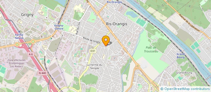 localisation de l'entreprise SCI VICTORIA à RIS-ORANGIS