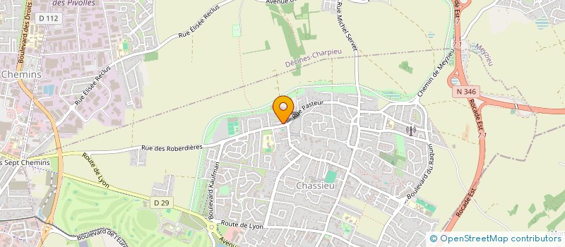 localisation de l'entreprise SCI VICTORIA  CHASSIEU