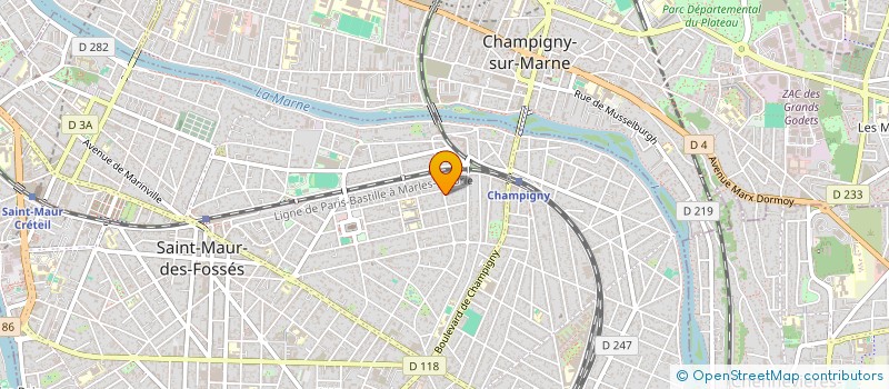 localisation de l'entreprise SCI VICTORIA  SAINT-MAUR-DES-FOSSES