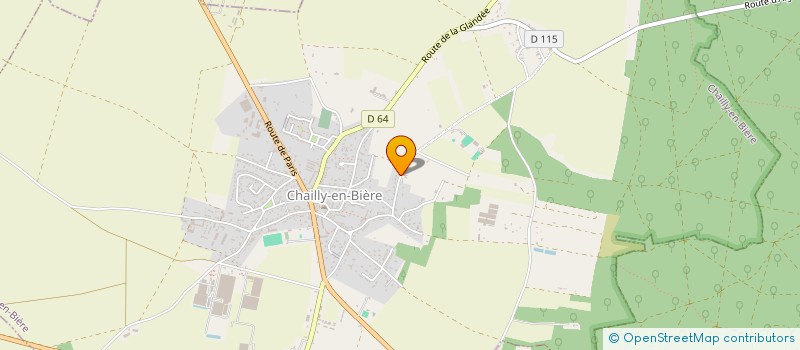 localisation de l'entreprise SCI VICTORIA  CHAILLY-EN-BIERE