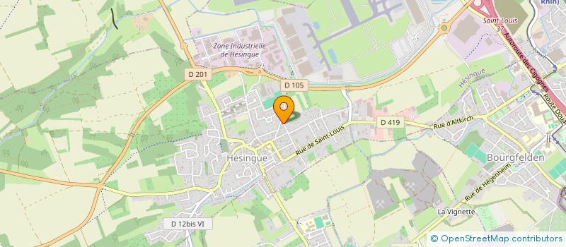 localisation de l'entreprise SCI VICTORIA ET CARL  HESINGUE