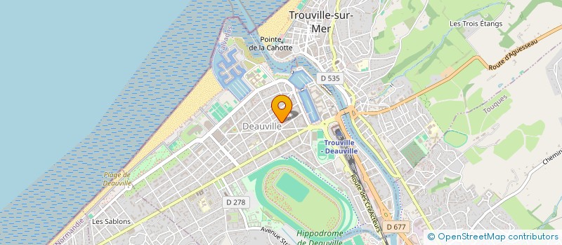 localisation de l'entreprise SCI VICTORIA ET COMPAGNIE à DEAUVILLE