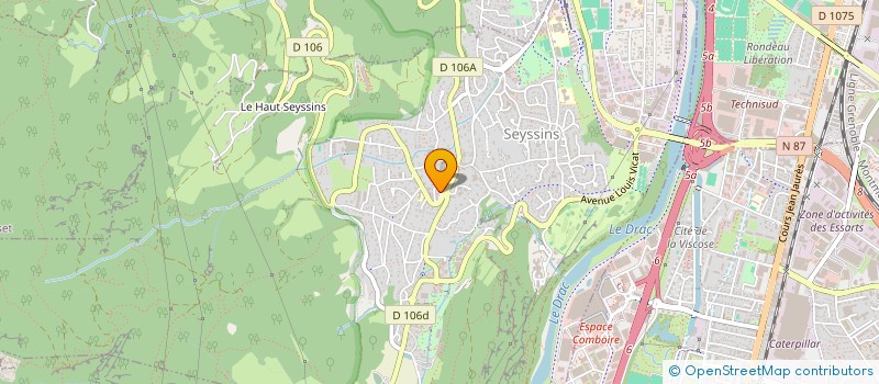 localisation de l'entreprise SCI VICTORIA'S à SEYSSINS