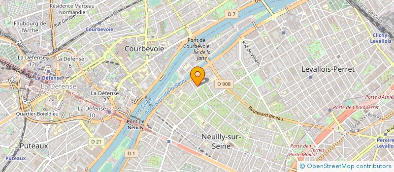 localisation de l'entreprise SCI VICTORIA XXII à NEUILLY-SUR-SEINE