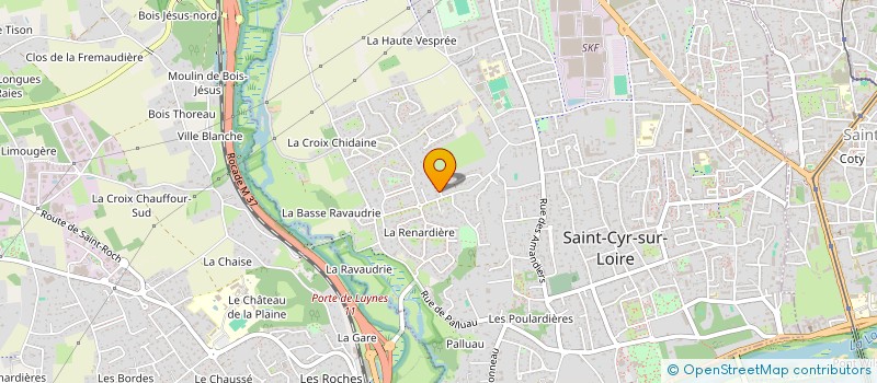 localisation de l'entreprise SCI VICTORIAEDGARDVICTOR  SAINT-CYR-SUR-LOIRE
