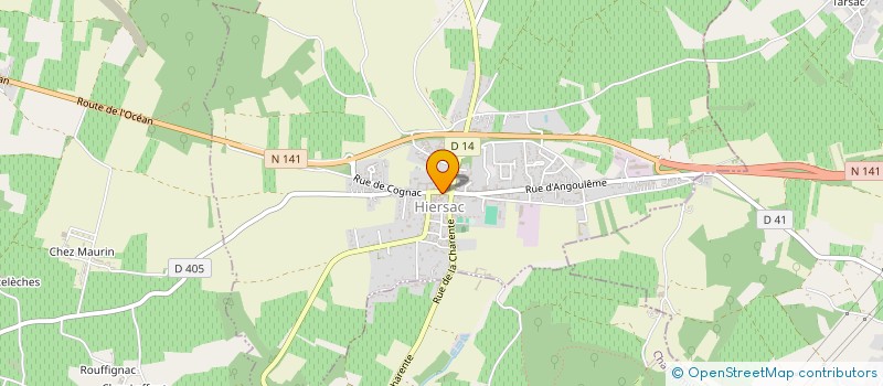 localisation de l'entreprise SCI VICTORIE'S  HIERSAC