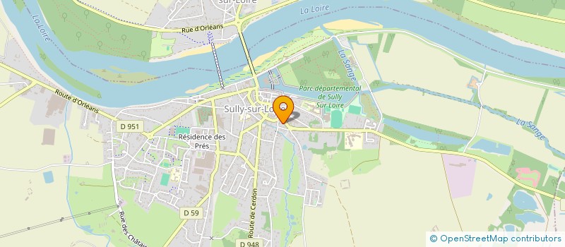localisation de l'entreprise SCI VICTORIEN à SULLY-SUR-LOIRE