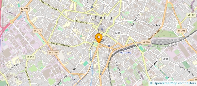 localisation de l'entreprise SCI VICTORIEUSE  TOURCOING