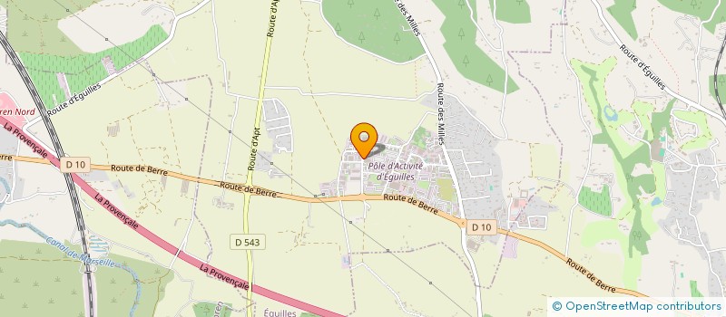 localisation de l'entreprise SCI VICTORINE  EGUILLES