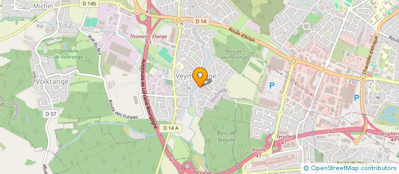 localisation de l'entreprise SCI VICTORINE à THIONVILLE