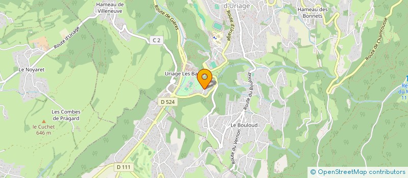 localisation de l'entreprise SCI VICTORINE  SAINT-MARTIN-D'URIAGE