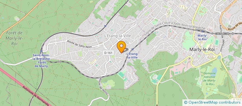 localisation de l'entreprise SCI VICTORINE  L'ETANG-LA-VILLE