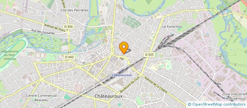 localisation de l'entreprise SCI VICTORINE  CHATEAUROUX