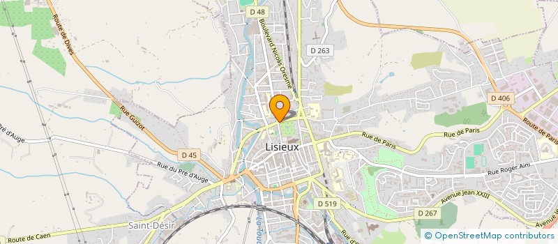 localisation de l'entreprise SCI VICTORINE à LISIEUX