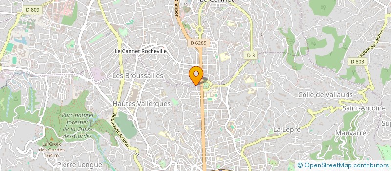 localisation de l'entreprise SCI VICTORINE à LE CANNET