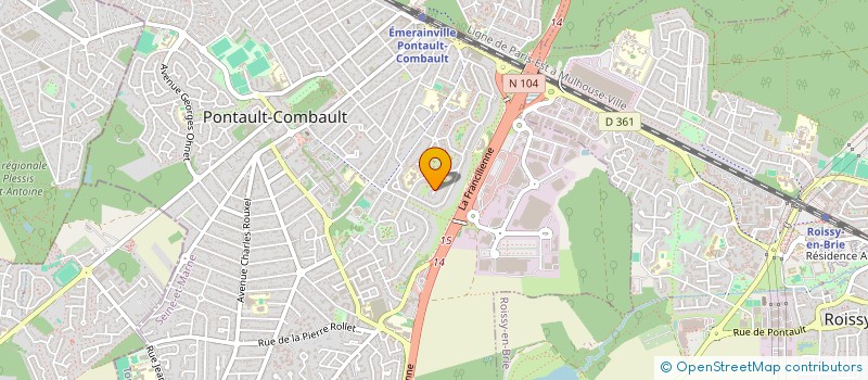 localisation de l'entreprise SCI VICTORINE à PONTAULT-COMBAULT