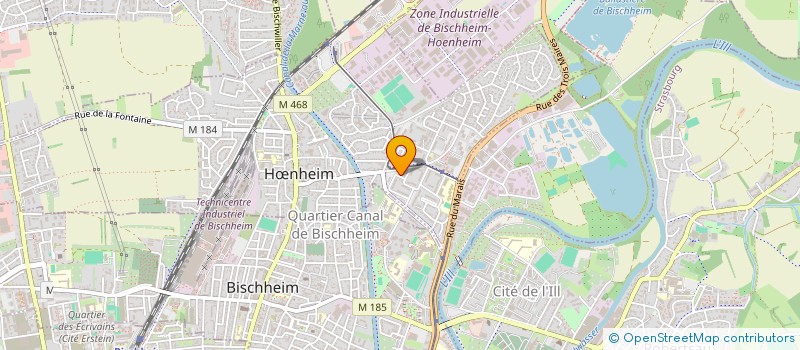 localisation de l'entreprise SCI VICTORY  HNHEIM