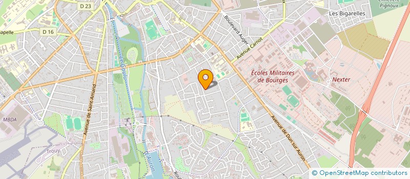 localisation de l'entreprise SCI VICTORY  BOURGES