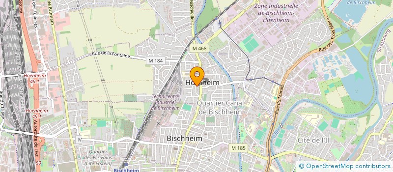 localisation de l'entreprise SCI VICUS-M.FLORIO  HNHEIM