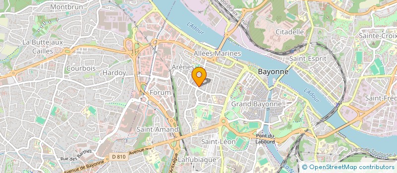 localisation de l'entreprise SCI VIDAL à BAYONNE