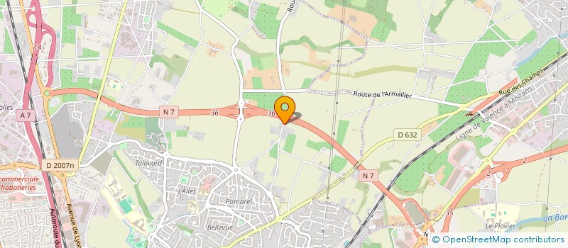 localisation de l'entreprise SCI VIDAL  BOURG-LES-VALENCE