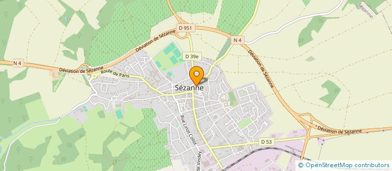 localisation de l'entreprise SCI VIDAL à SEZANNE