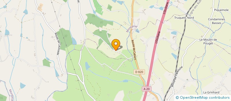 localisation de l'entreprise SCI VIDAL DUCHET  MONTALZAT