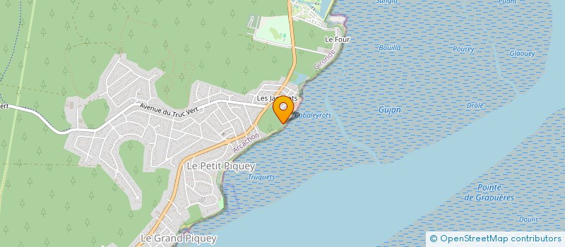 localisation de l'entreprise SCI VIDAL INVESTISSEMENTS IMMOBILIERS à LEGE-CAP-FERRET