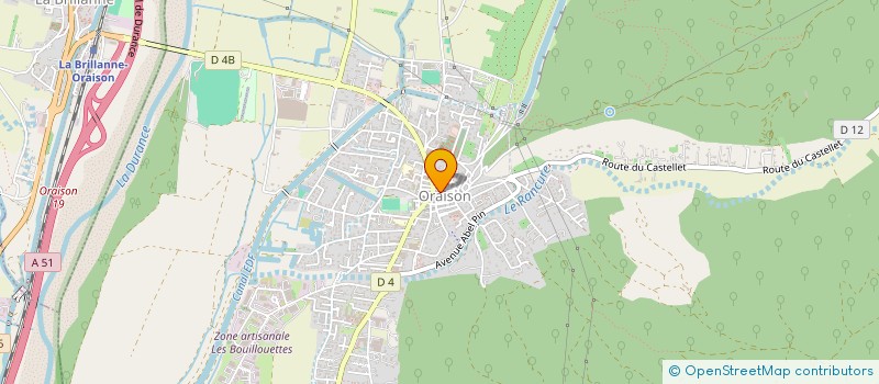 localisation de l'entreprise SCI VIDAL JAUBERT à ORAISON