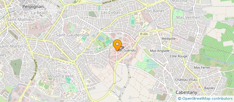 localisation de l'entreprise SCI VIDAL MATEOS  CABESTANY