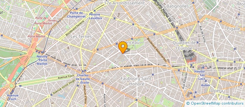 localisation de l'entreprise SCI VIDAL MONCEAU  PARIS