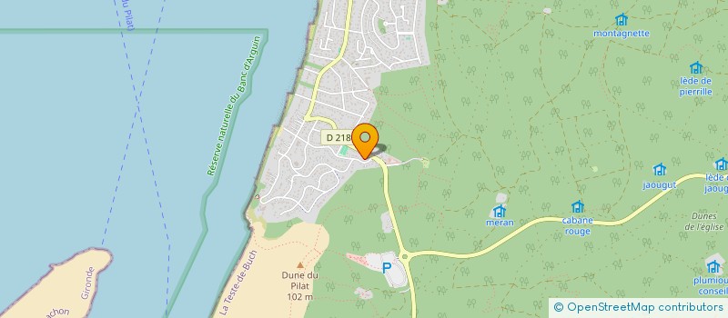 localisation de l'entreprise SCI VIDALENC à LA TESTE-DE-BUCH