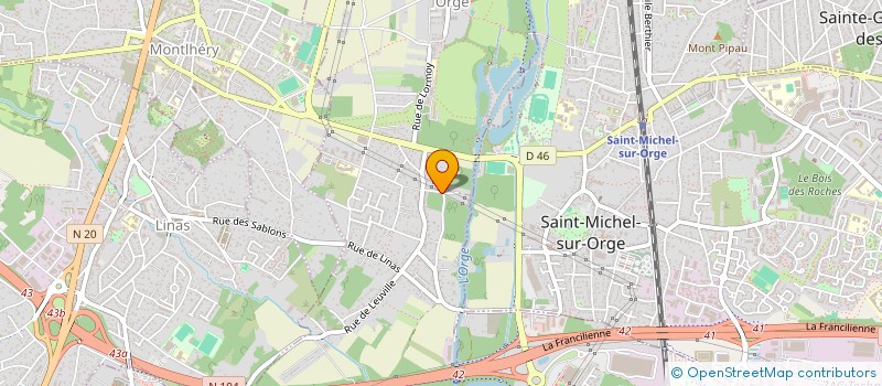 localisation de l'entreprise SCI VIDALINA à LONGPONT-SUR-ORGE