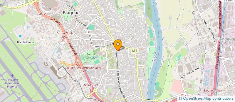 localisation de l'entreprise SCI VIDALOSA  BLAGNAC