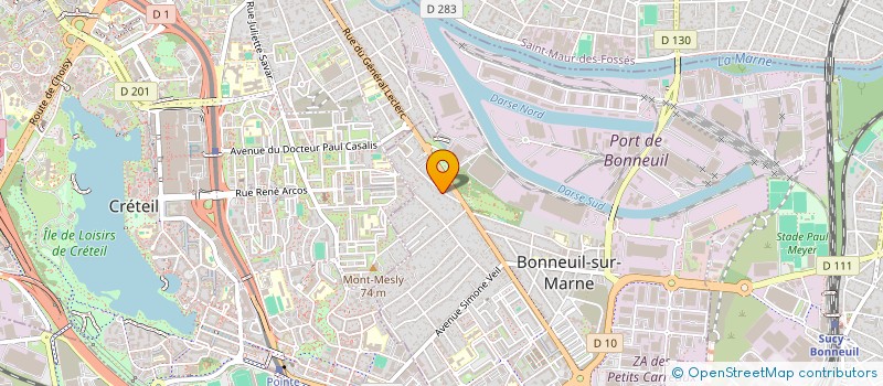 localisation de l'entreprise SCI VIDAME à BONNEUIL-SUR-MARNE