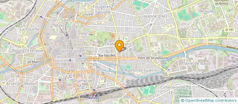 localisation de l'entreprise SCI VIDAME à RENNES