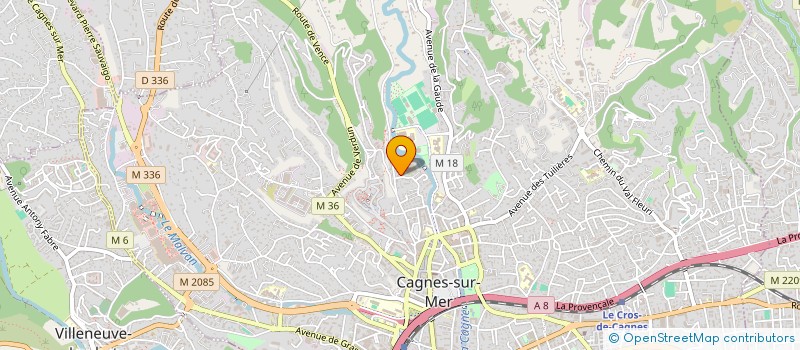 localisation de l'entreprise SCI VIDAMO à CAGNES-SUR-MER