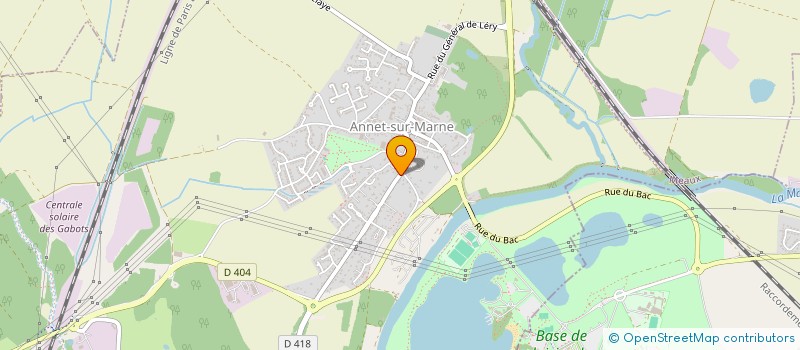 localisation de l'entreprise SCI VIDAR  ANNET-SUR-MARNE